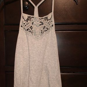 Aeropostale Lace Halter Tank